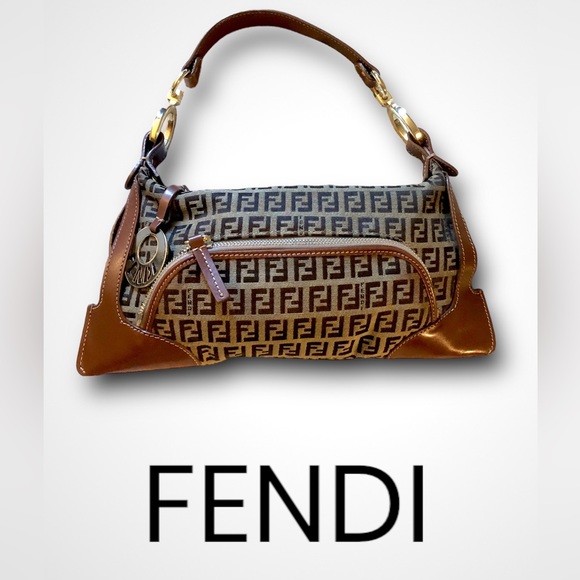 Fendi Handbags - : : FENDI *RARE* Zucchino Vitello Small Chef Baguette : :